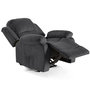 Voir la diapositive 3 : BEST MOBILIER Armand - fauteuil relax électrique en velours côtelé