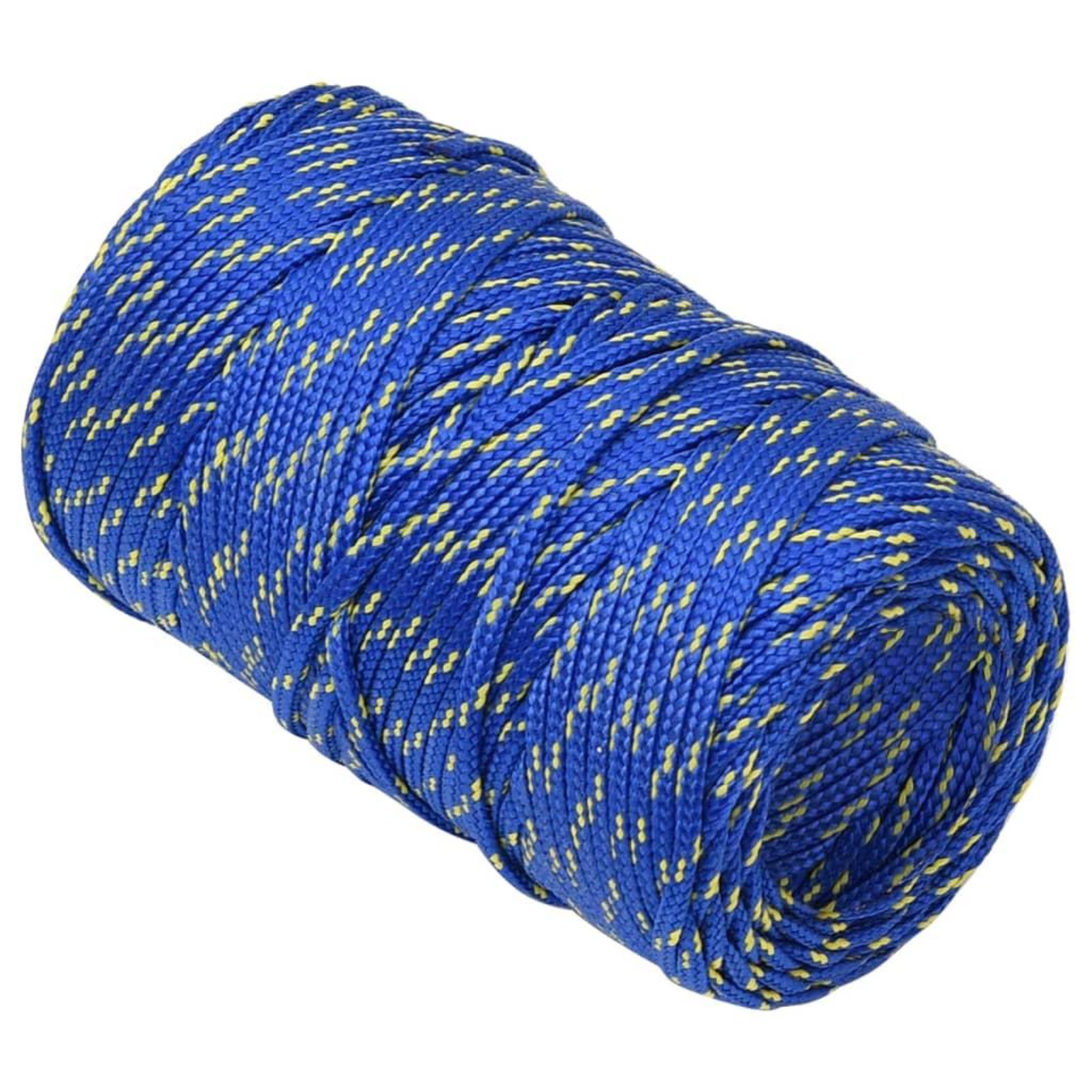 Voir la diapositive 3 : VIDAXL Corde de bateau Bleu 2 mm 25 m Polypropylene