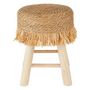 Voir la diapositive 2 : ATMOSPHERA Tabouret d'Appoint Rond  Gimpo  40cm Naturel
