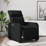VIDAXL Fauteuil inclinable electrique Noir Similicuir