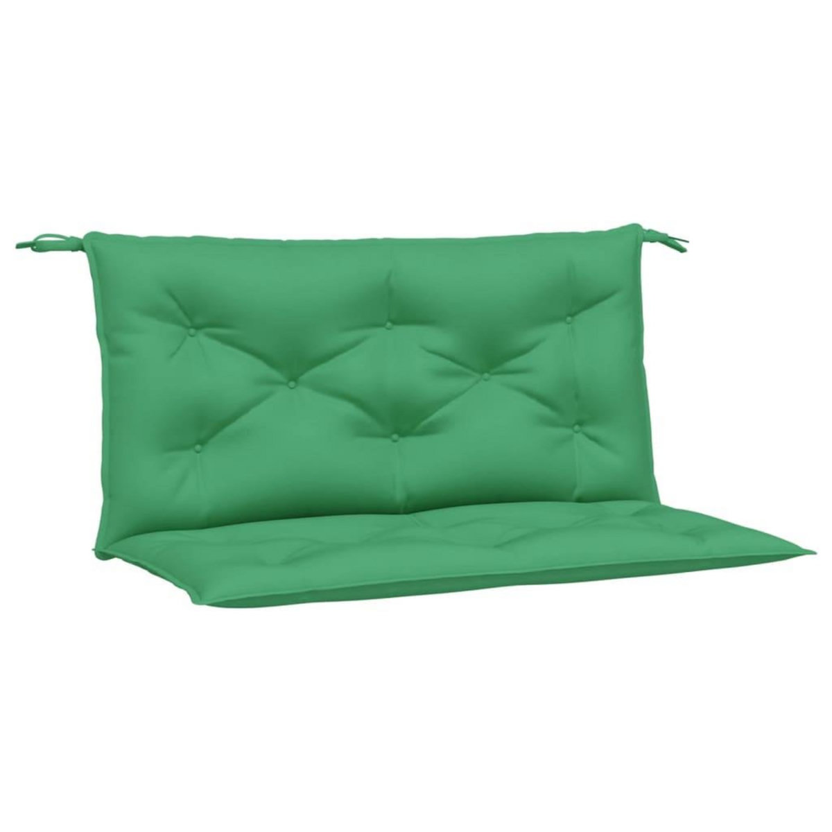 VIDAXL Coussins de banc jardin lot de 2 vert 100x50x7 cm tissu Oxford