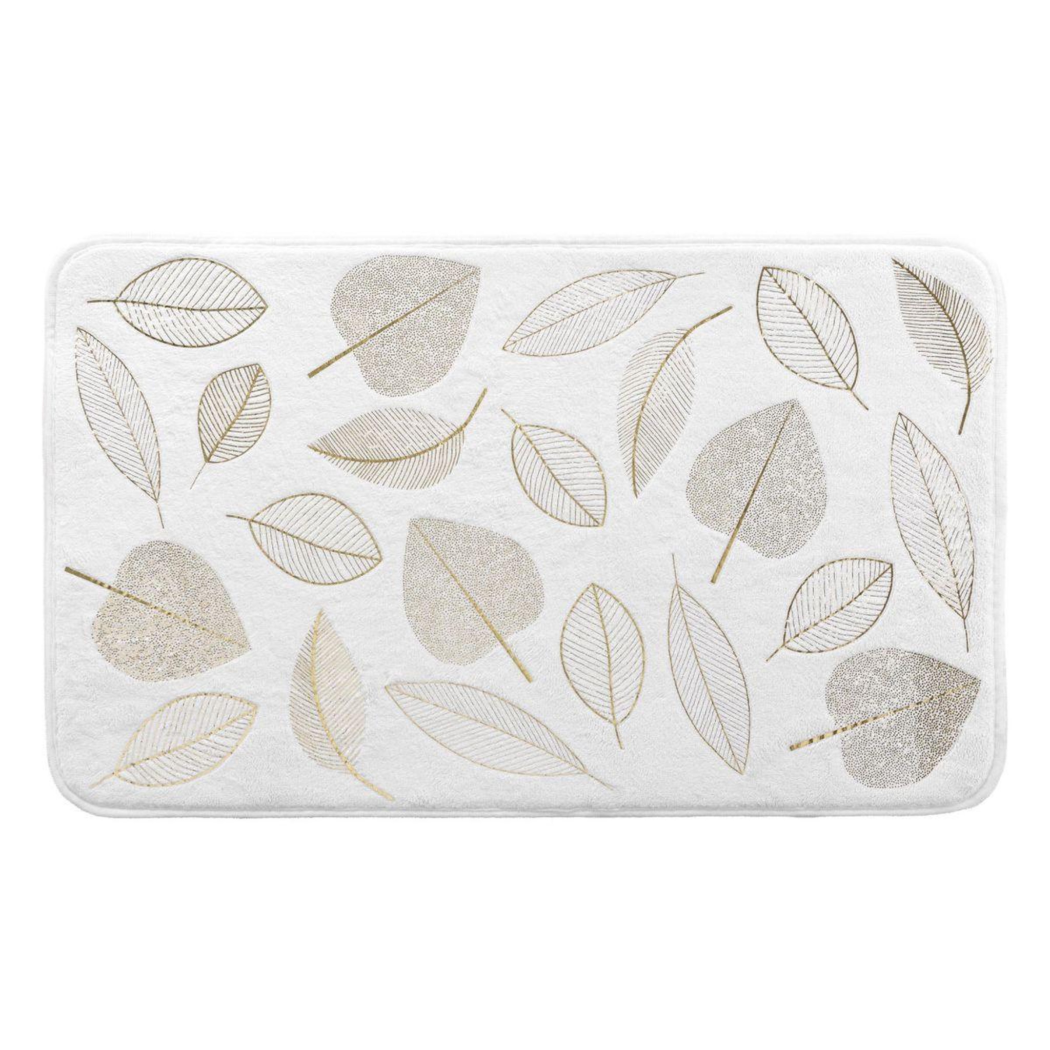Douceur d'Intérieur Tapis de bain déco  joya  45x75cm or