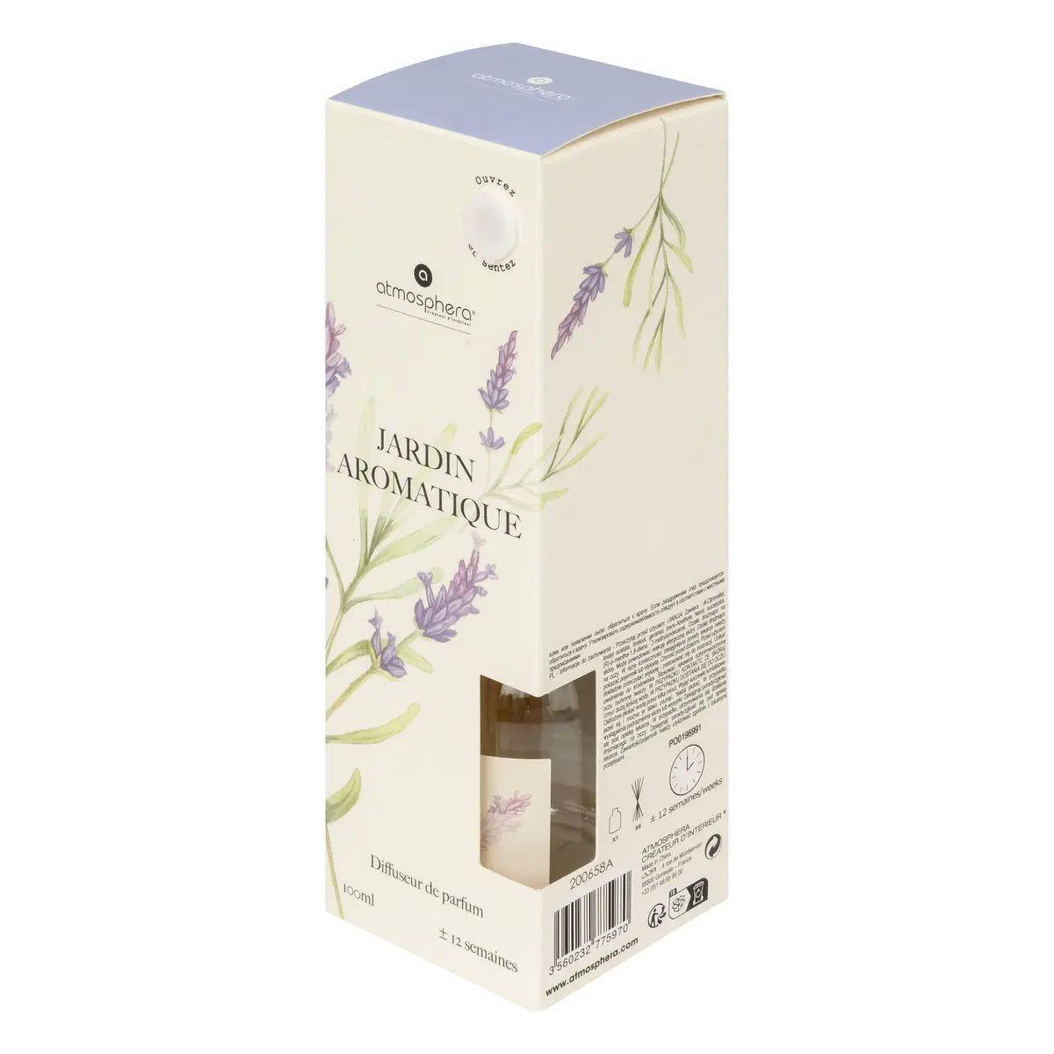 Voir la diapositive 2 : ATMOSPHERA Diffuseur de parfum  oudy  100ml jardin aromatique