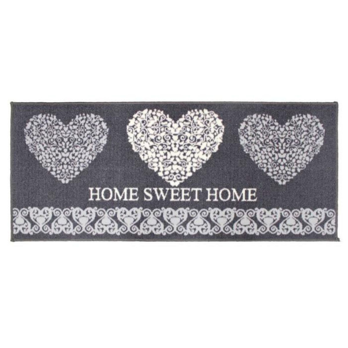 Paris Prix Tapis Déco Multi-Usage  Mathilda  50x120cm Gris