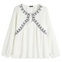 IN EXTENSO Blouse blanche avec broderie femme