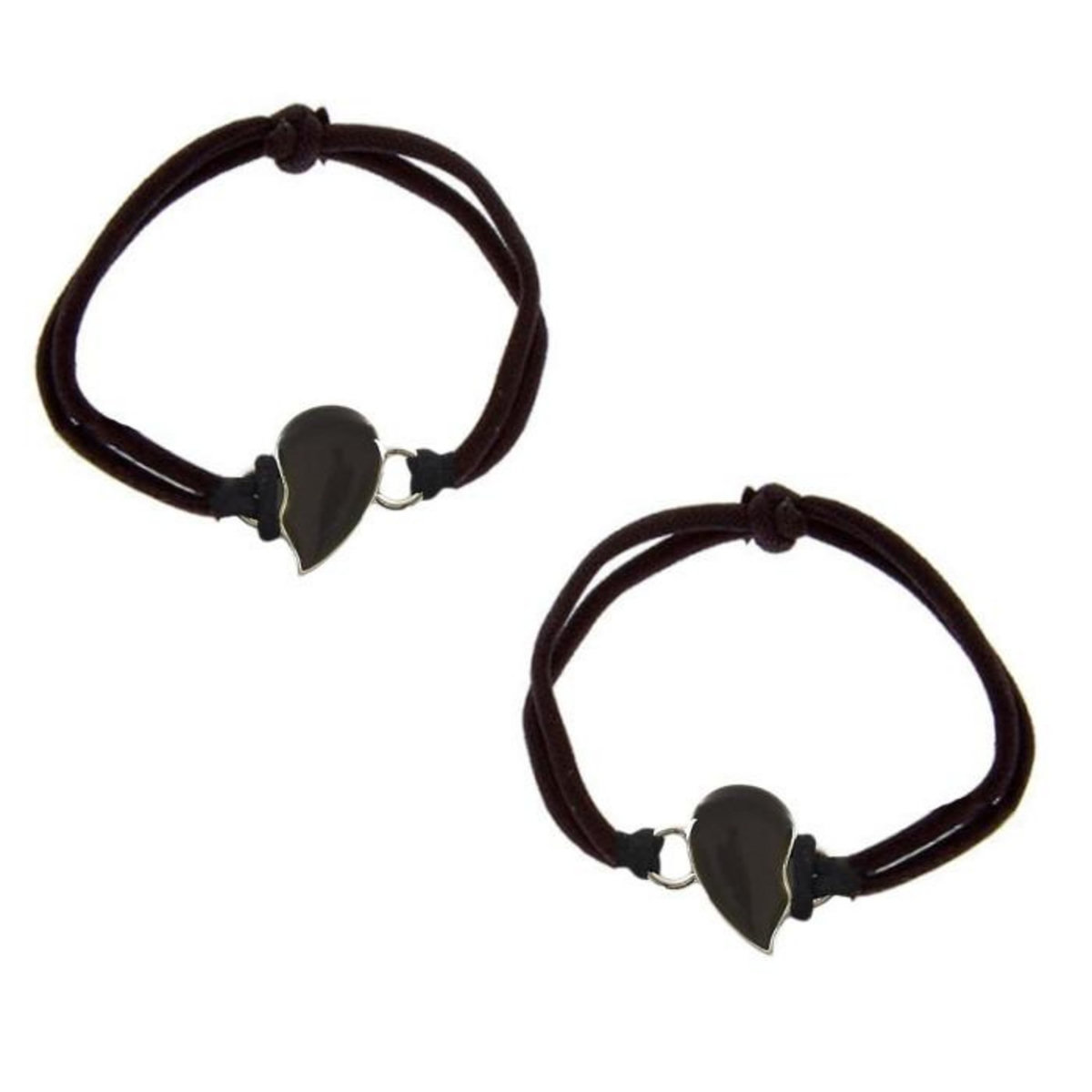 Paris Prix Lot de 2 Bracelets Fantaisie  Humeur  20cm Multicolore