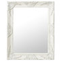 Voir la diapositive 1 : VIDAXL Miroir mural style baroque 50x60 cm Blanc