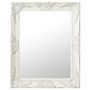 Voir la diapositive 1 : VIDAXL Miroir mural style baroque 50x60 cm Blanc