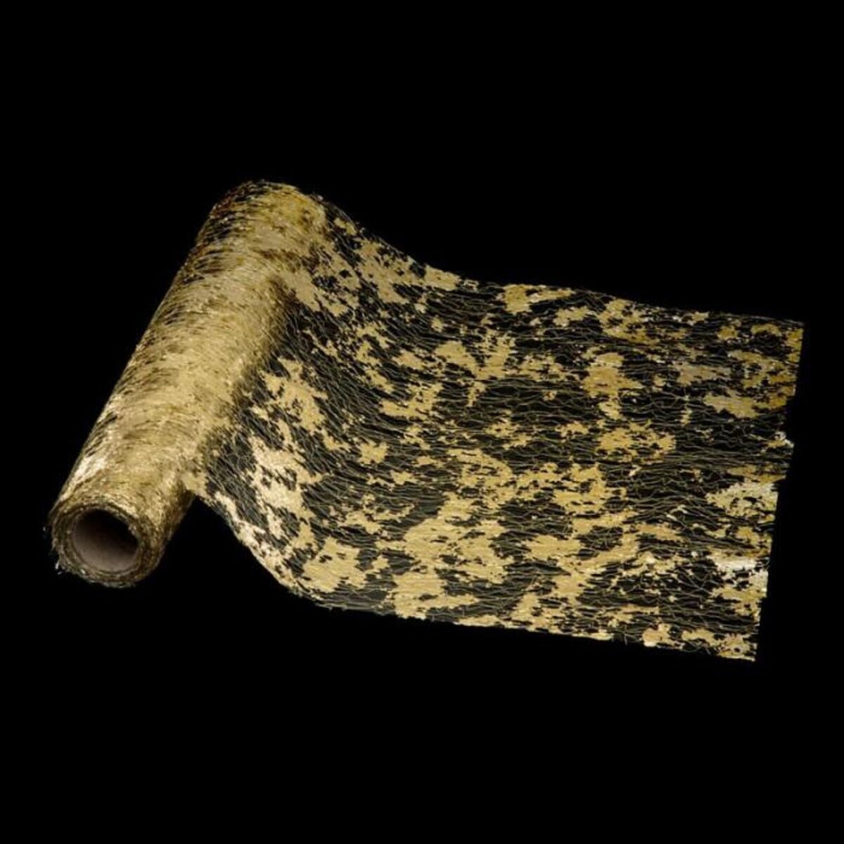 FEERIC LIGHT & CHRISTMAS Chemin de Table Tissu  Colorama  28x500cm Or