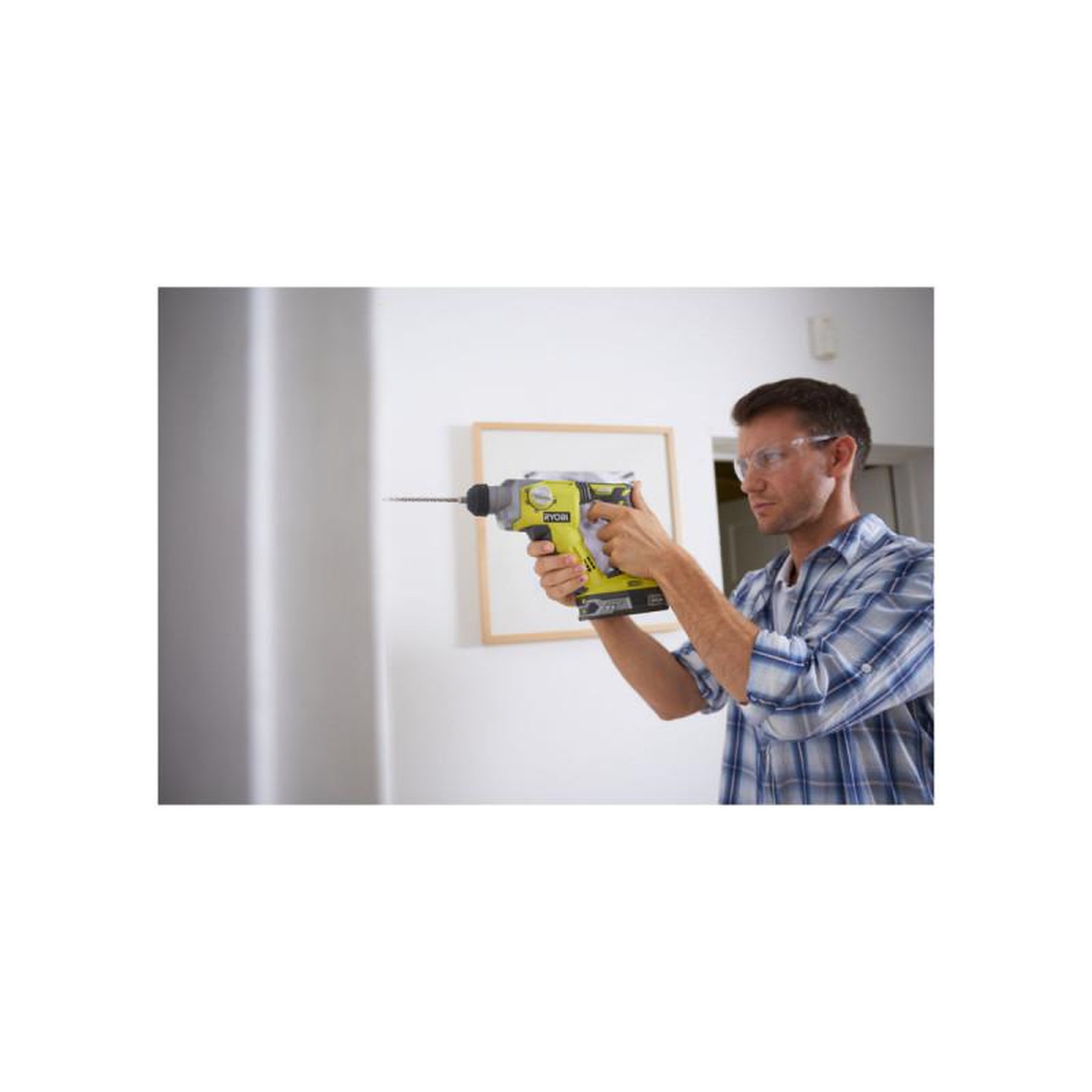 Voir la diapositive 3 : Ryobi Marteau perforateur RYOBI 18V One+ - 1 batterie LithiumPlus 2.5Ah - 1 chargeur rapide R18SDS-125S