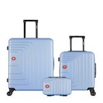 SWISS KOPPER SWISS KOPPER - LOT DE 3 - Valise Grand Format, Valise Cabine et Vanity RUTI. Coloris disponibles : Rouge, Beige