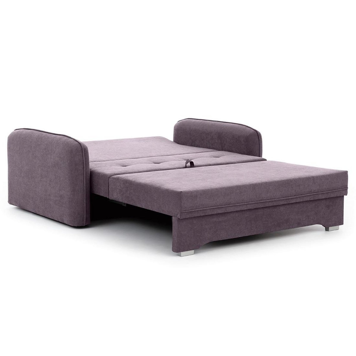 BEST MOBILIER Michelle - canapé droit 3 places convertible avec coffre en velours