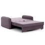 Voir la diapositive 5 : BEST MOBILIER Michelle - canapé droit 3 places convertible avec coffre en velours