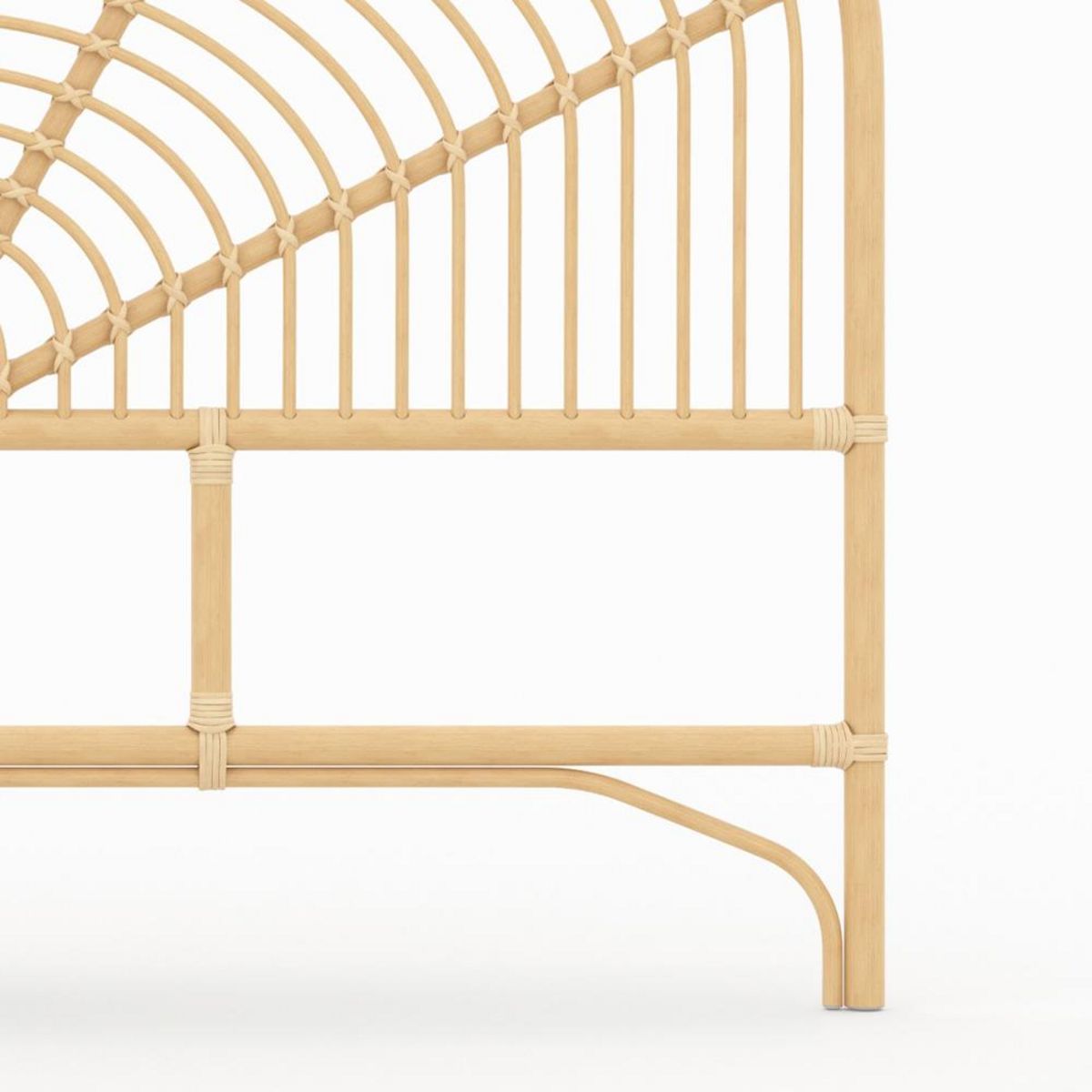 Rendez vous déco Tête de lit en rotin 140 cm - Séléna