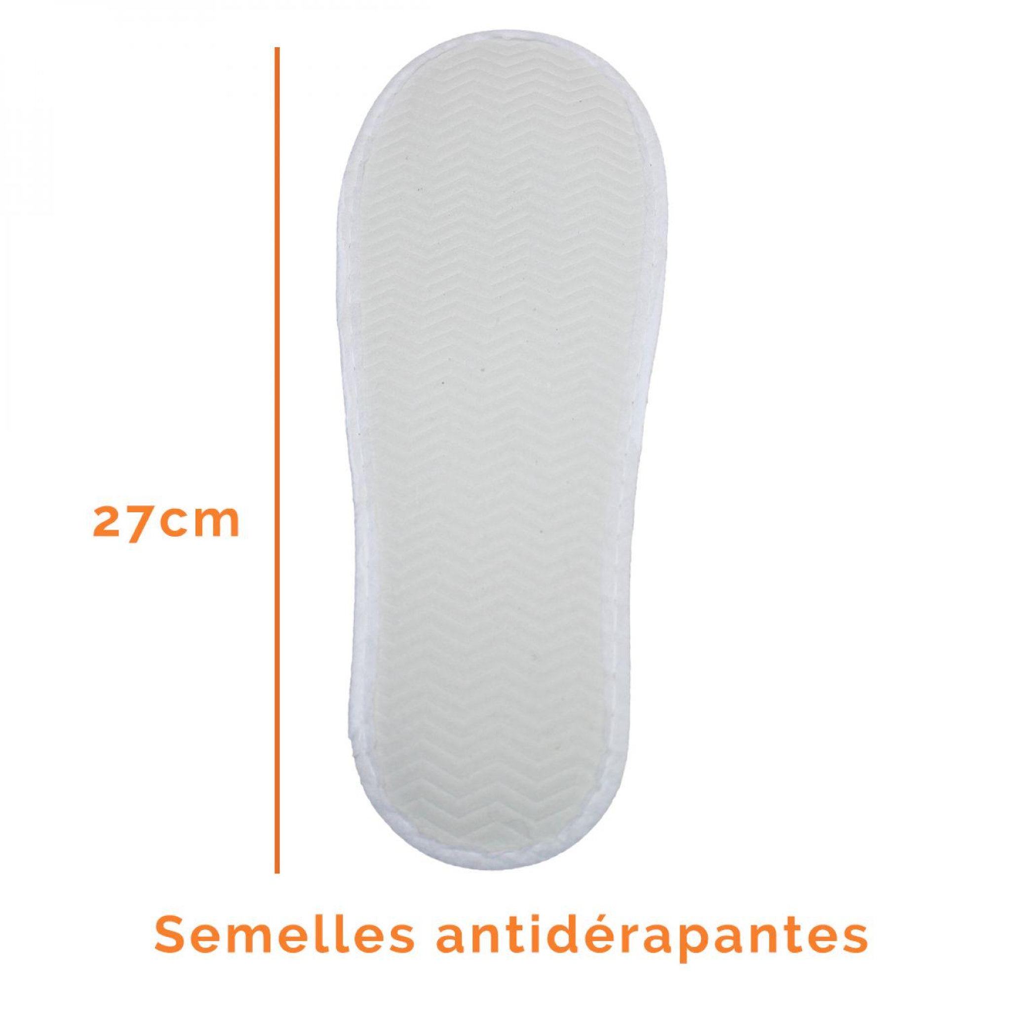 Voir la diapositive 2 : VIVEZEN Lot de 100 chaussons premium femme jetables