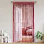 Voir la diapositive 2 : VIDAXL Rideau en fils 2 pcs 140 x 250 cm Bordeaux