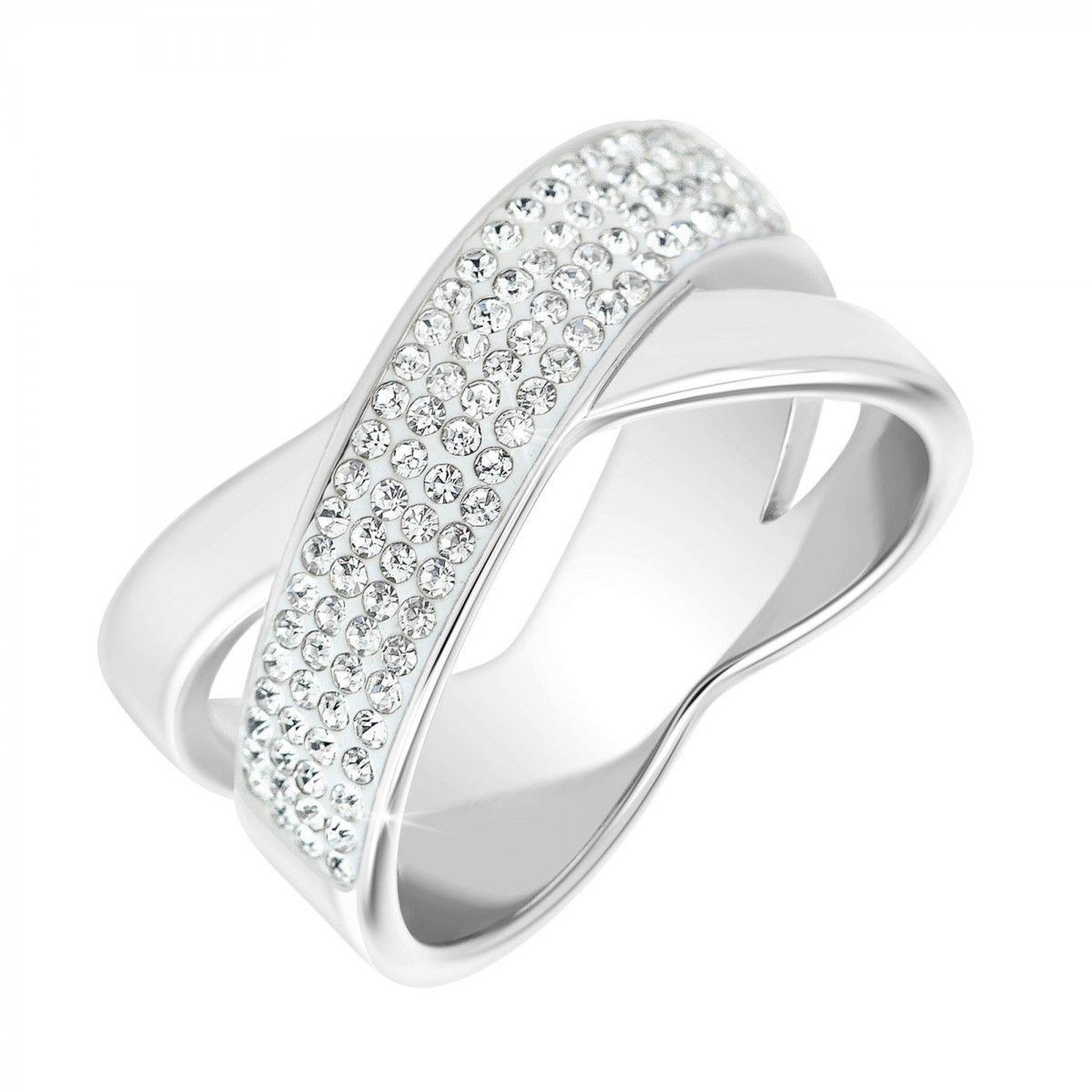 Voir la diapositive 1 : SC CRYSTAL Bague taille 54 SC Crystal ornée de Cristaux scintillants