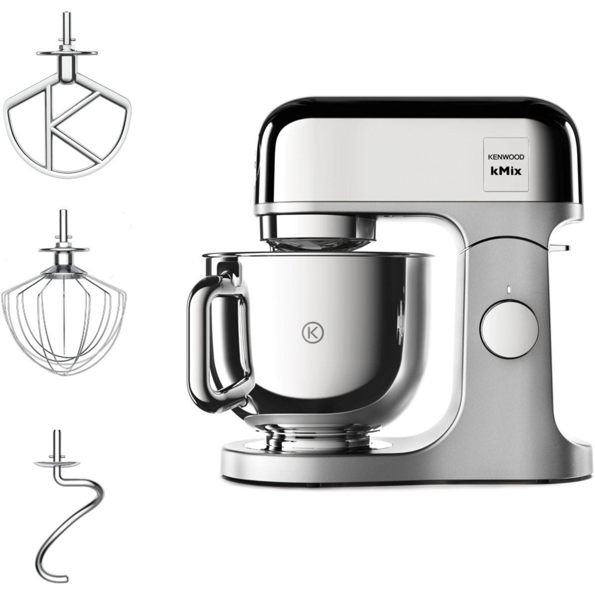 Voir la diapositive 4 : KENWOOD Robot pâtissier kmx760ch kmix chromé