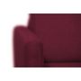 Voir la diapositive 4 : Canapé convertible 140 cm  système couchage express 3 places en tissu Gris clair ALICE 