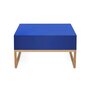Voir la diapositive 5 : Paris Prix Table Basse Design en Bois  Cubis  60cm Bleu