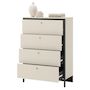 Voir la diapositive 5 : BEST MOBILIER Kimi - commode 4 tiroirs - led inclus