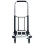 Voir la diapositive 4 : VIDAXL Chariot de transport pliable 150 kg Aluminium Argente