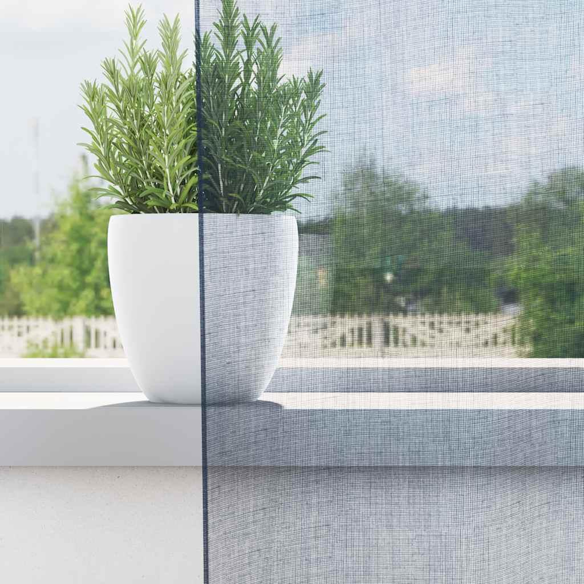 Voir la diapositive 3 : VIDAXL Rideaux en voile avec boucles 2 pcs bleu royal 140x140 cm