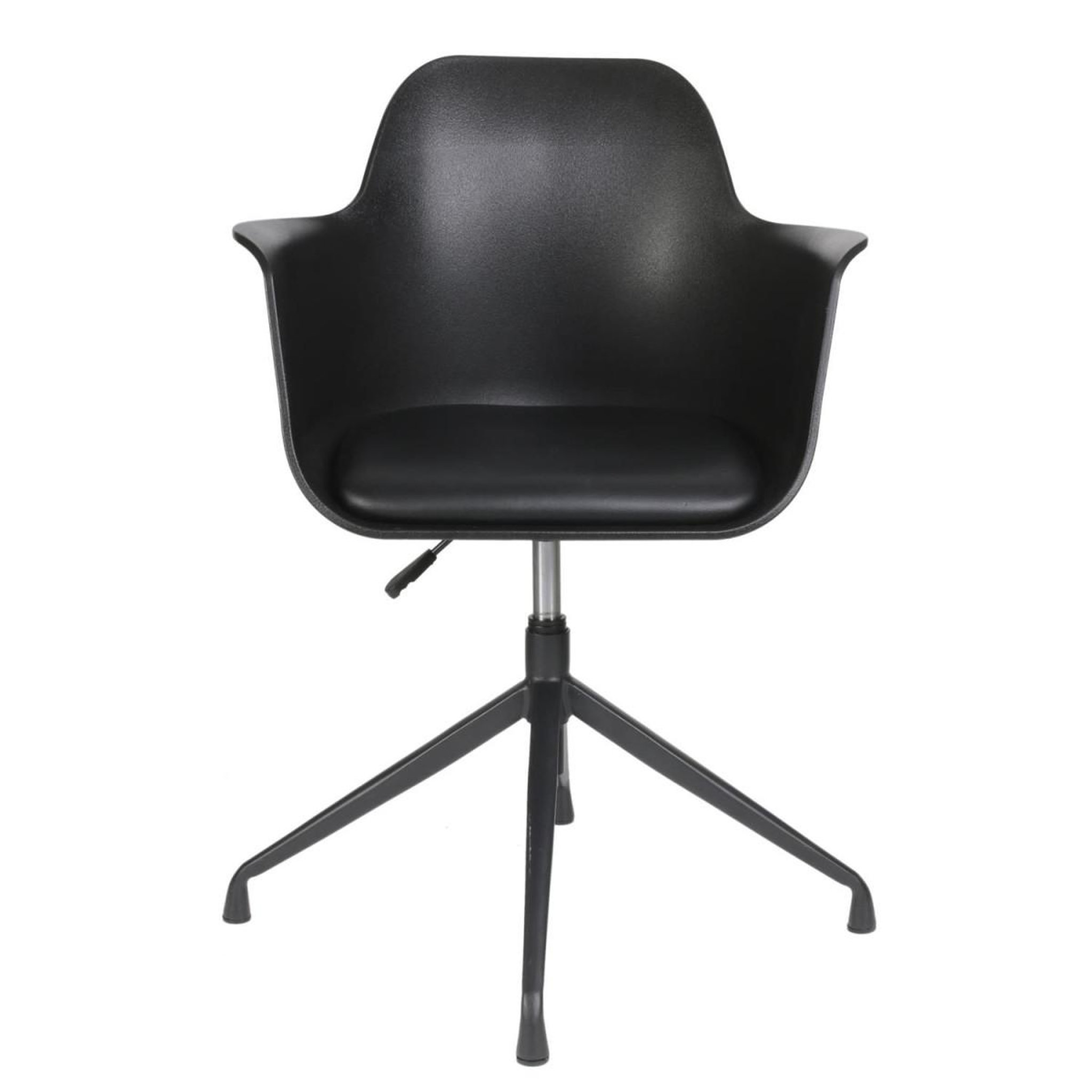 Voir la diapositive 2 : The Home Deco Factory Lot de 2 fauteuils pivotants  chicago  78cm noir