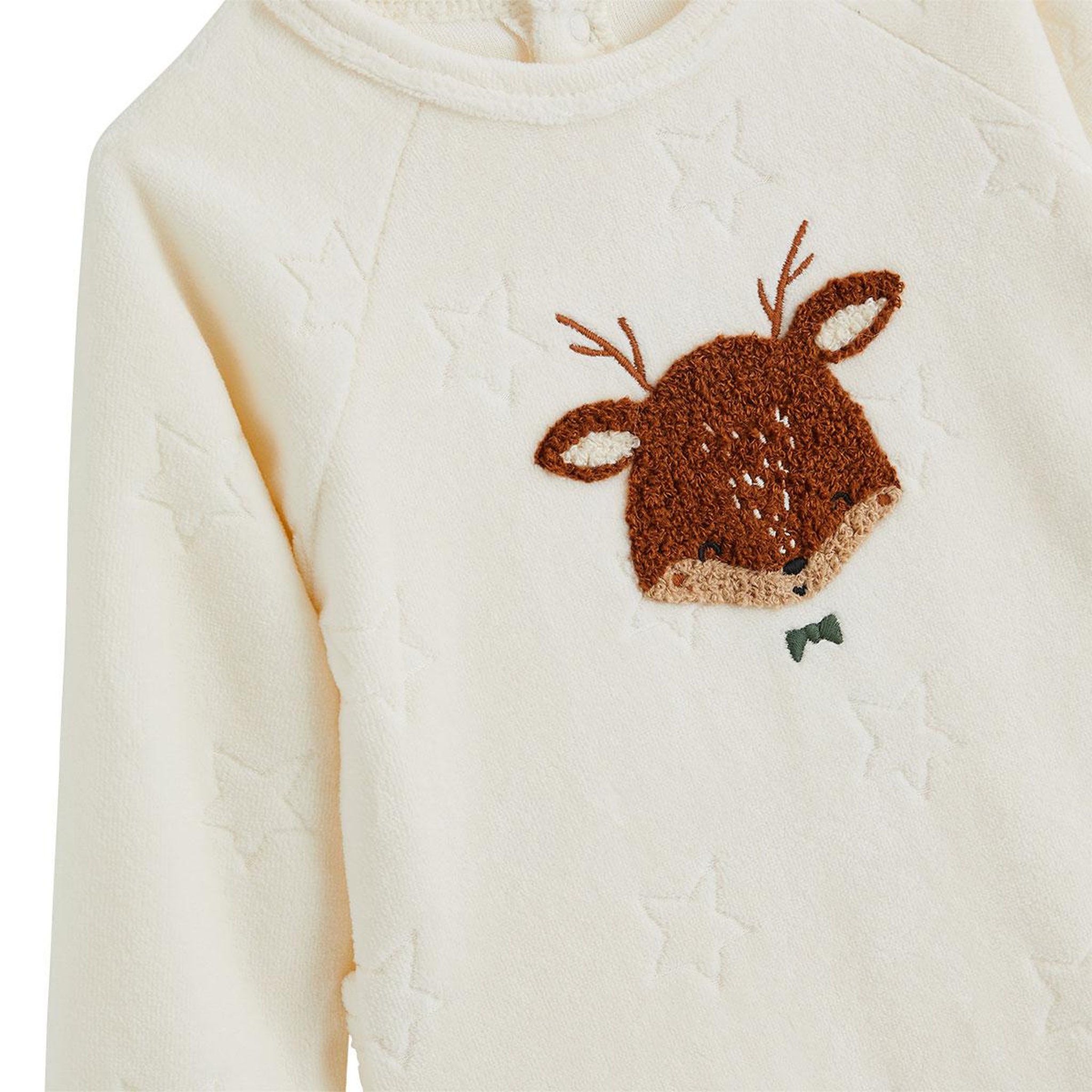 Voir la diapositive 3 : PETIT BEGUIN Pyjama bébé en velours Oslo