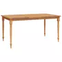 VIDAXL Table Batavia 150x90x75 cm Bois de teck solide