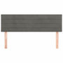 Voir la diapositive 3 : VIDAXL Tetes de lit 2 pcs Gris fonce 72x5x78/88 cm Velours