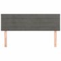 Voir la diapositive 3 : VIDAXL Tetes de lit 2 pcs Gris fonce 72x5x78/88 cm Velours