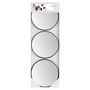 Voir la diapositive 4 : The Home Deco Factory Lot de 3 miroirs diam 26cm effet bois
