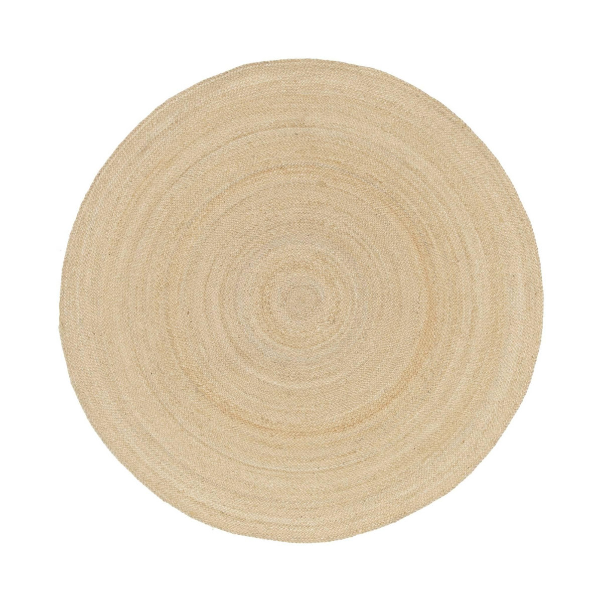 SWEEEK Tapis intérieur PADMA rond jute, naturel, différentes tailles, tissé plat