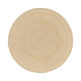 Voir la diapositive 1 : SWEEEK Tapis intérieur PADMA rond jute, naturel, différentes tailles, tissé plat