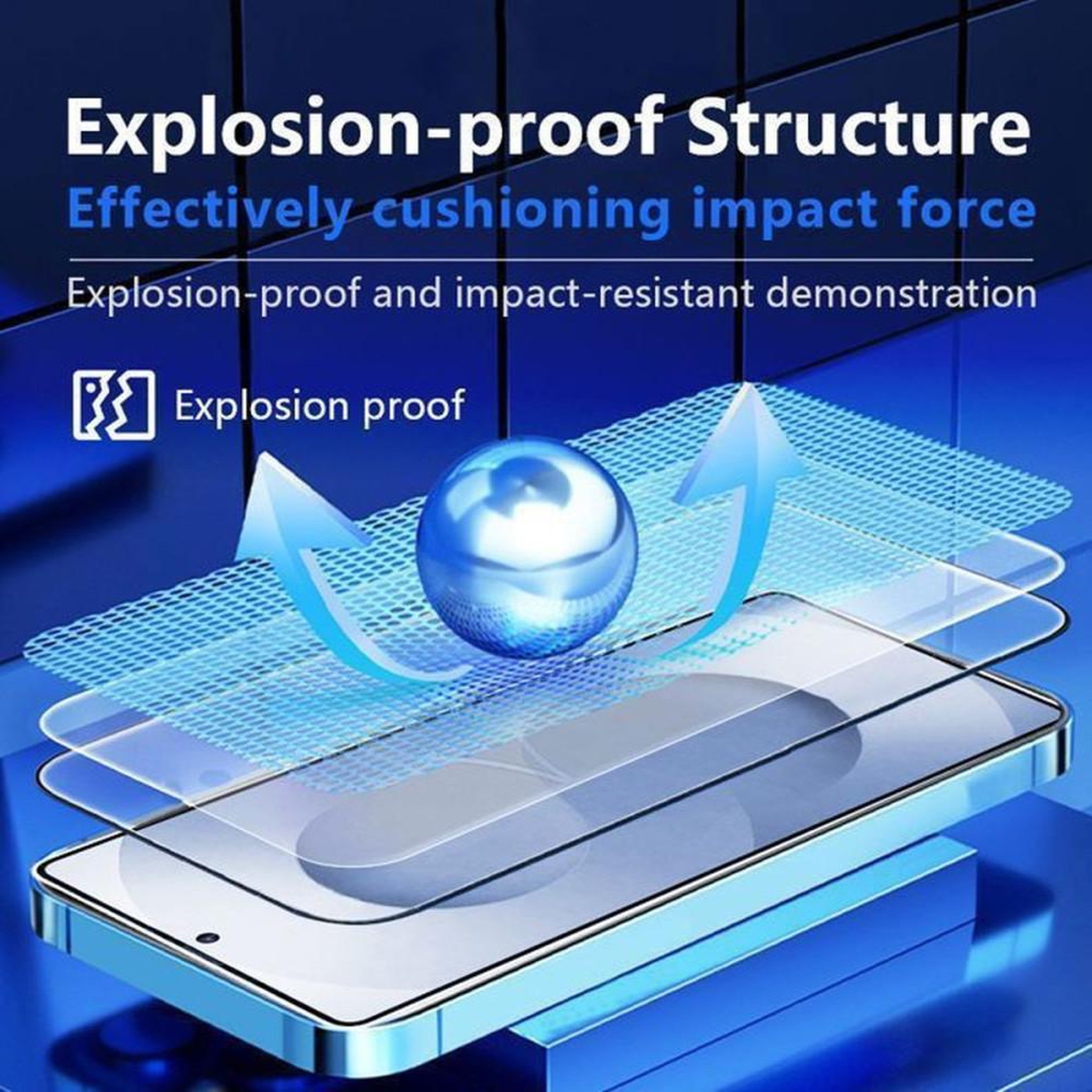 Voir la diapositive 3 : Protection écran en verre trempé pour Samsung Galaxy S24+ 6,7 pouces, 9H anti-rayures anti-chocs, transparence HD, lot de 2