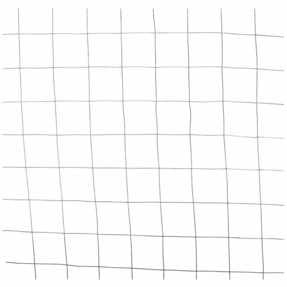 NATURE Nature Grillage metallique carre 0,5x2,5 m 13 mm Acier galvanise