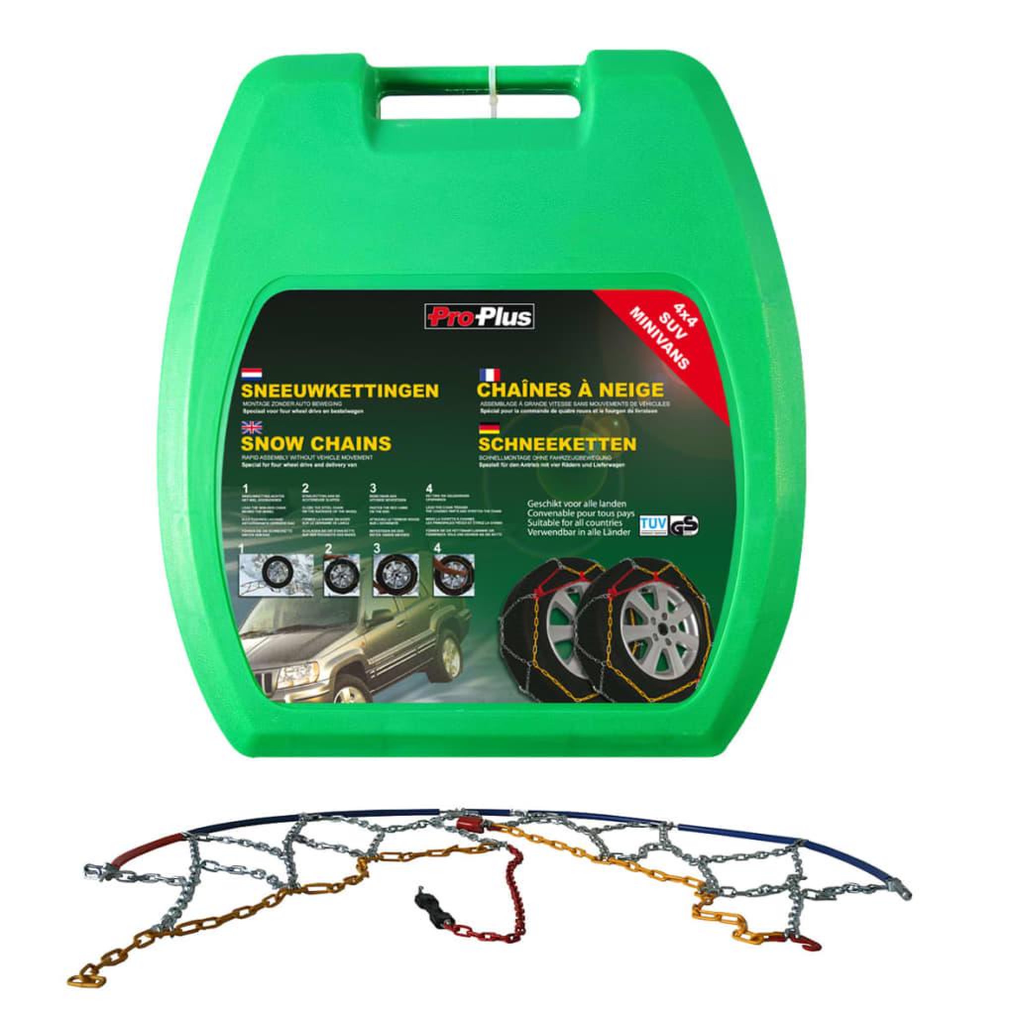 Voir la diapositive 1 : PROPLUS ProPlus Chaîne antiderapante de voiture 2 pcs 16 mm KB39