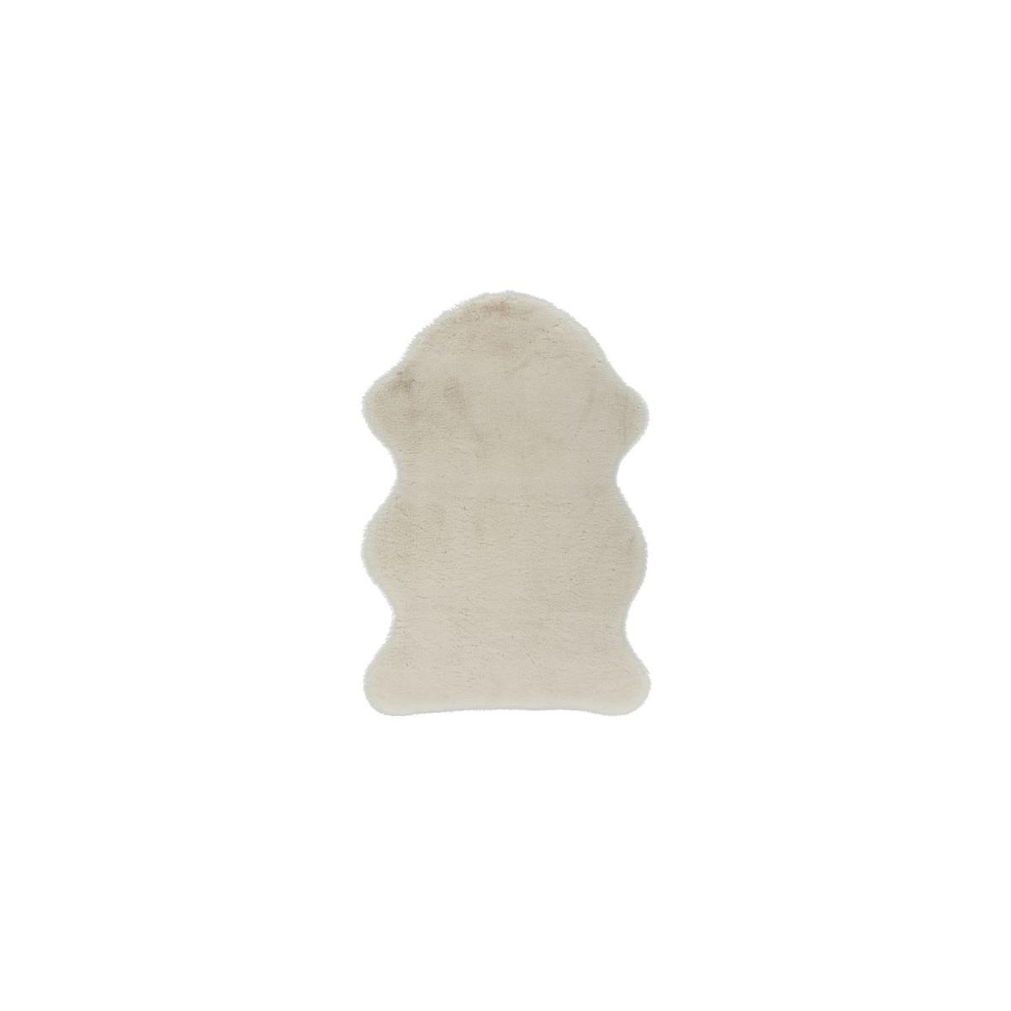 Paris Prix Tapis Imitation Fourrure  Kunda  60x90cm Ivoire