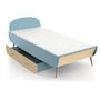 Voir la diapositive 1 : Lit enfant 90X200 cm bleu LINIA 