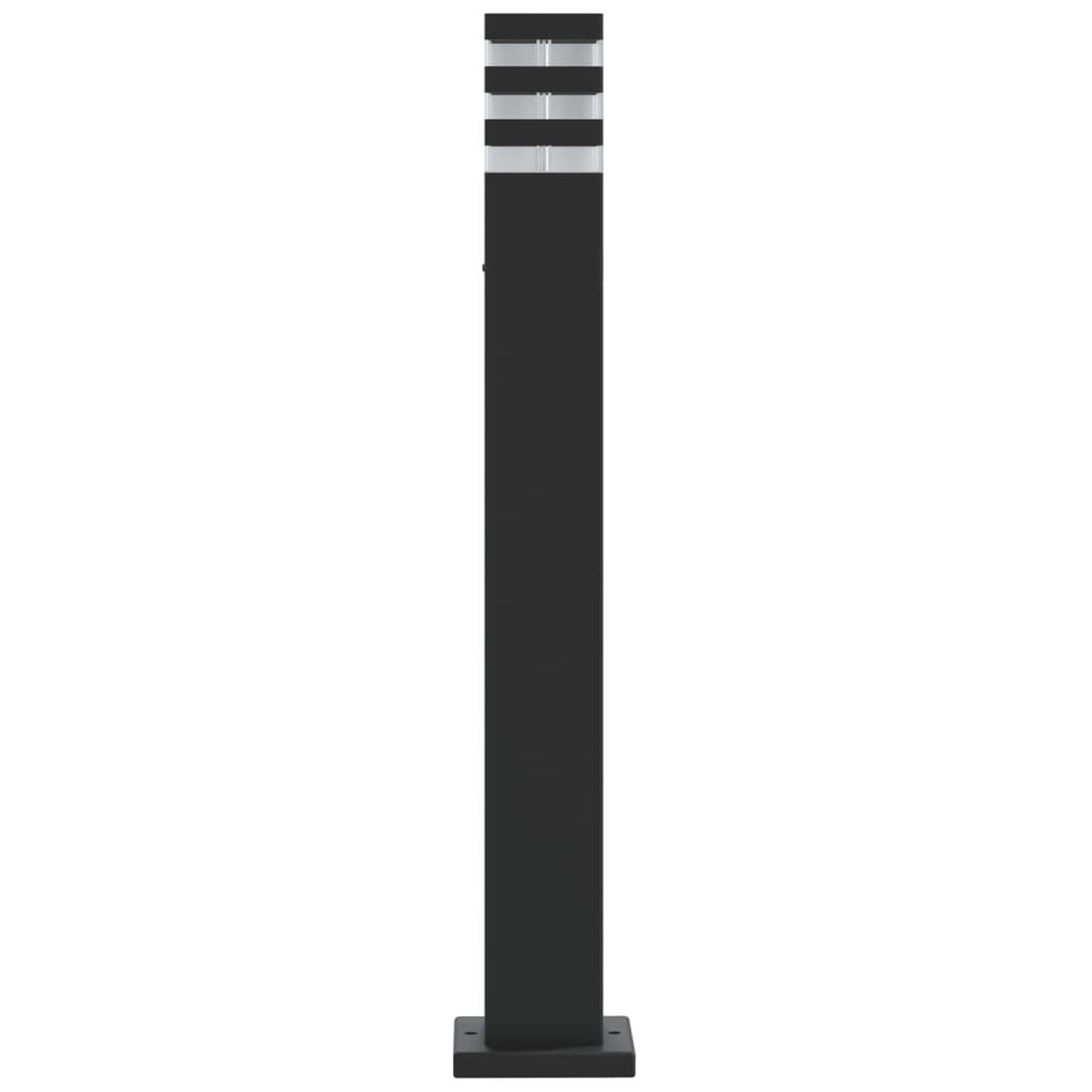 Voir la diapositive 5 : VIDAXL Lampadaire d'exterieur noir 80 cm aluminium