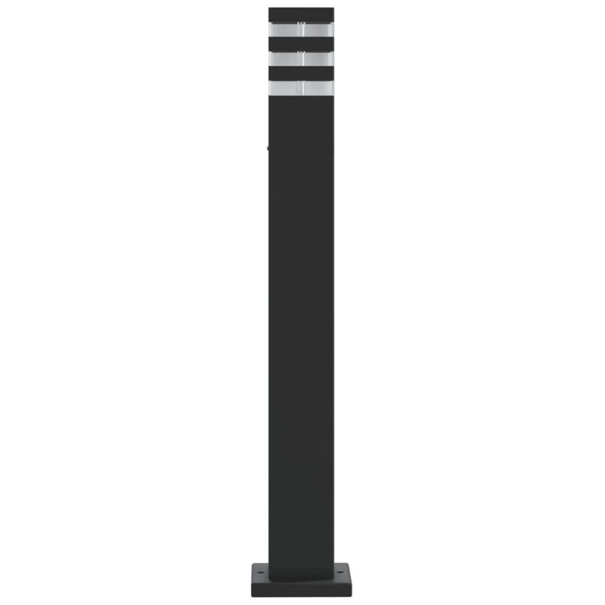 VIDAXL Lampadaire d'exterieur noir 80 cm aluminium
