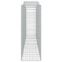 Voir la diapositive 4 : VIDAXL Panier de gabions arque 400x50x140/160 cm Fer galvanise