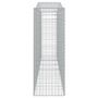 Voir la diapositive 4 : VIDAXL Panier de gabions arque 400x50x140/160 cm Fer galvanise