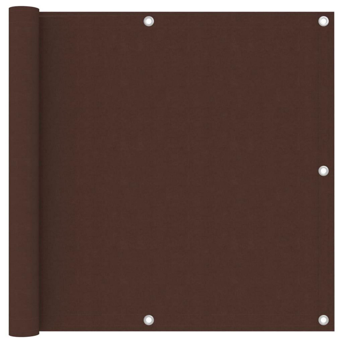 VIDAXL Ecran de balcon Marron 90x400 cm Tissu Oxford
