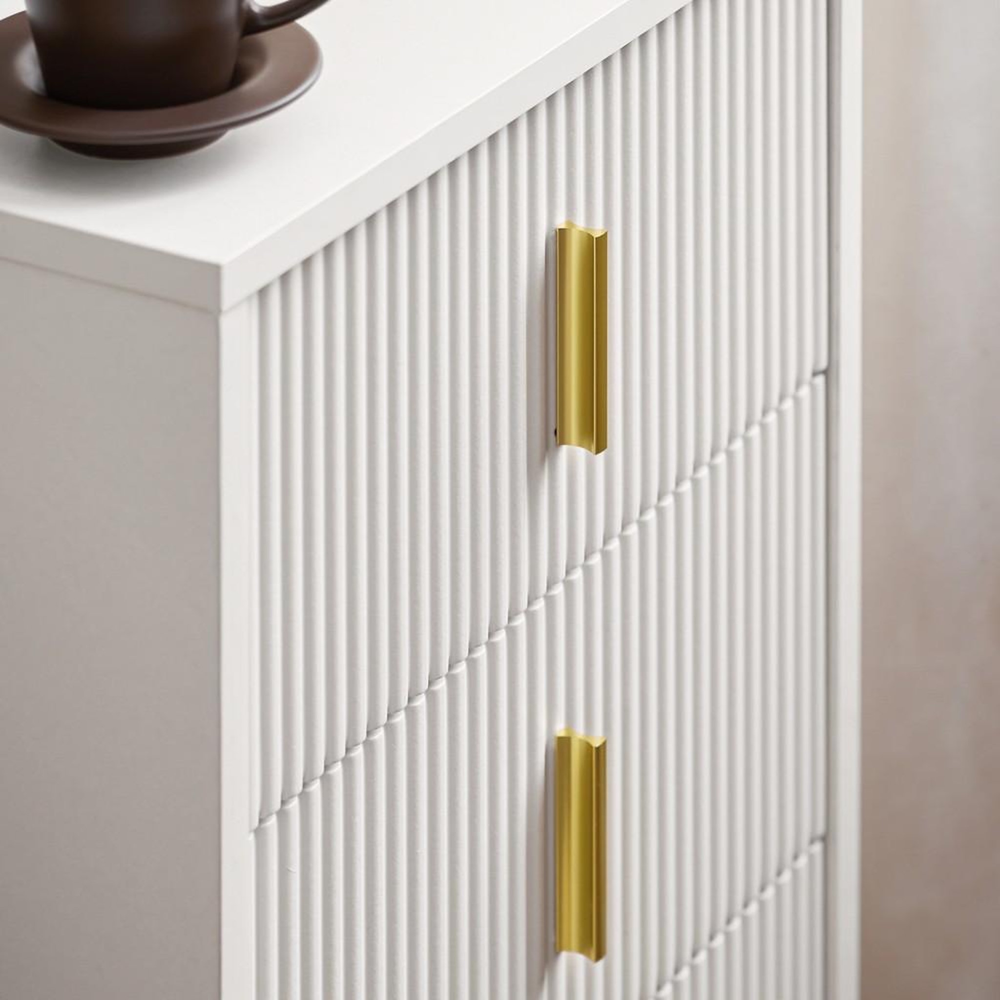 Voir la diapositive 5 : SOBUY SoBuy - Table De Chevet à 3 tiroirs - Moderne - FBT115-L