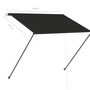 Voir la diapositive 6 : VIDAXL Auvent retractable avec LED 200x150 cm Anthracite