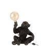 Voir la diapositive 2 : Paris Prix Lampe à Poser Déco  Singe Assis  37cm Noir
