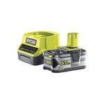 Ryobi Batterie RYOBI 18V Lithium-ion One+ 5.0 Ah - 1 chargeur rapide RC18120-150G