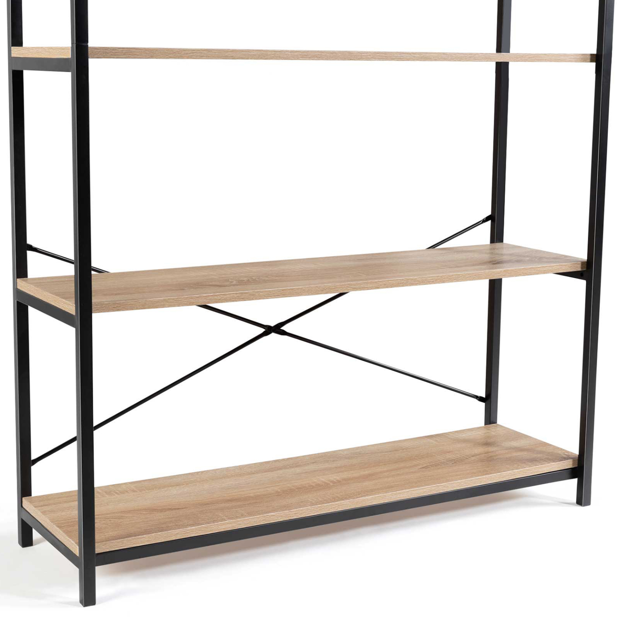 Voir la diapositive 3 : ID MARKET Etagère xl 5 niveaux detroit design industriel 170 cm